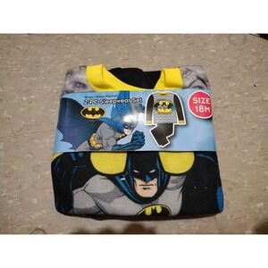 New DC Comics Batman Boys 2 Piece Flannel Pajamas Sleepwear Set 18 Months.‎